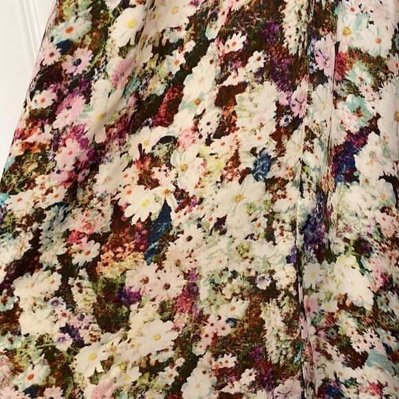 Guess Watercolor Floral Halter Maxi Dress - Picture 5 of 14